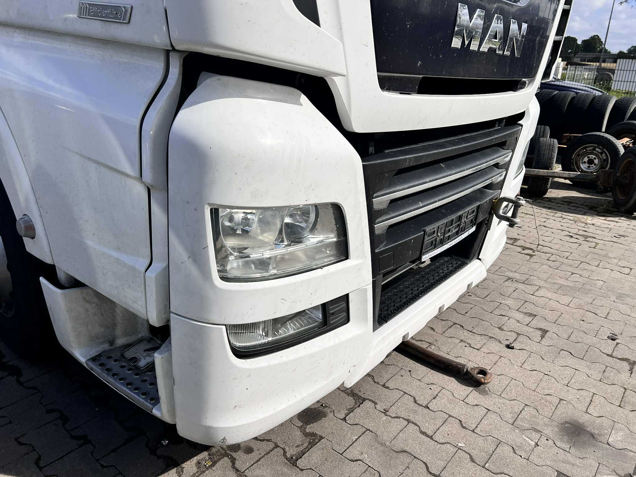 Man TGX LIFT XLX EURO 6 2018r Front Przód kompletny zderzak Lampy
