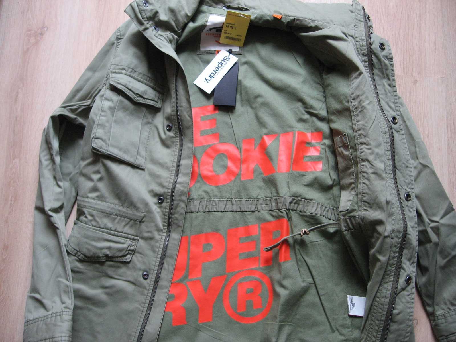 Superdry Japan kurtka męska cargo, Military M 65, rozmiar M