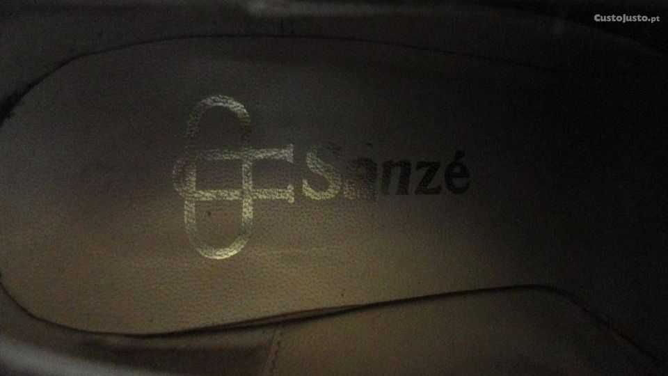 Sapatos de senhora em camurça castanho Sanzé