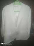 Blazer Branco tipo cetim