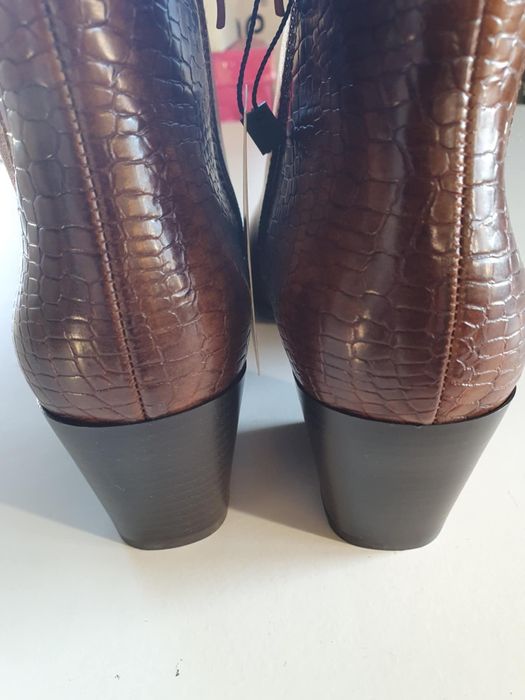 Brązowe kowbojki damskie roz36