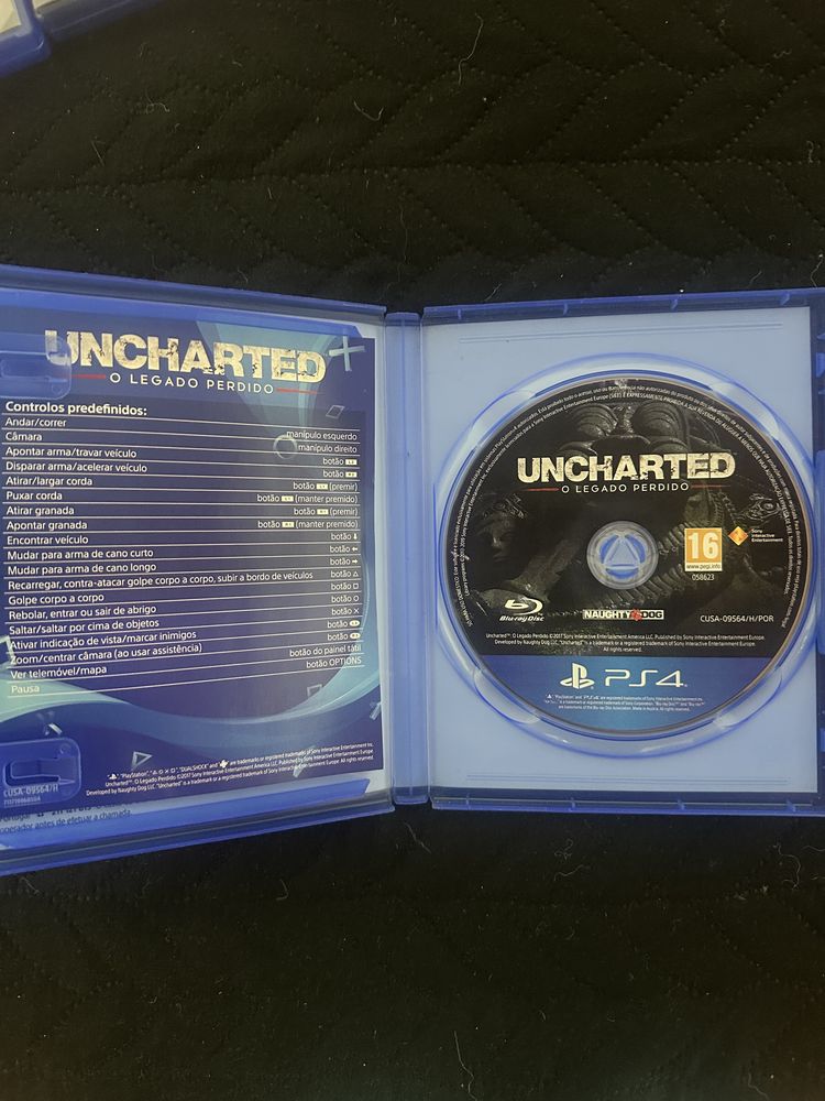 Jogo ps4 uncharted o legado perdido