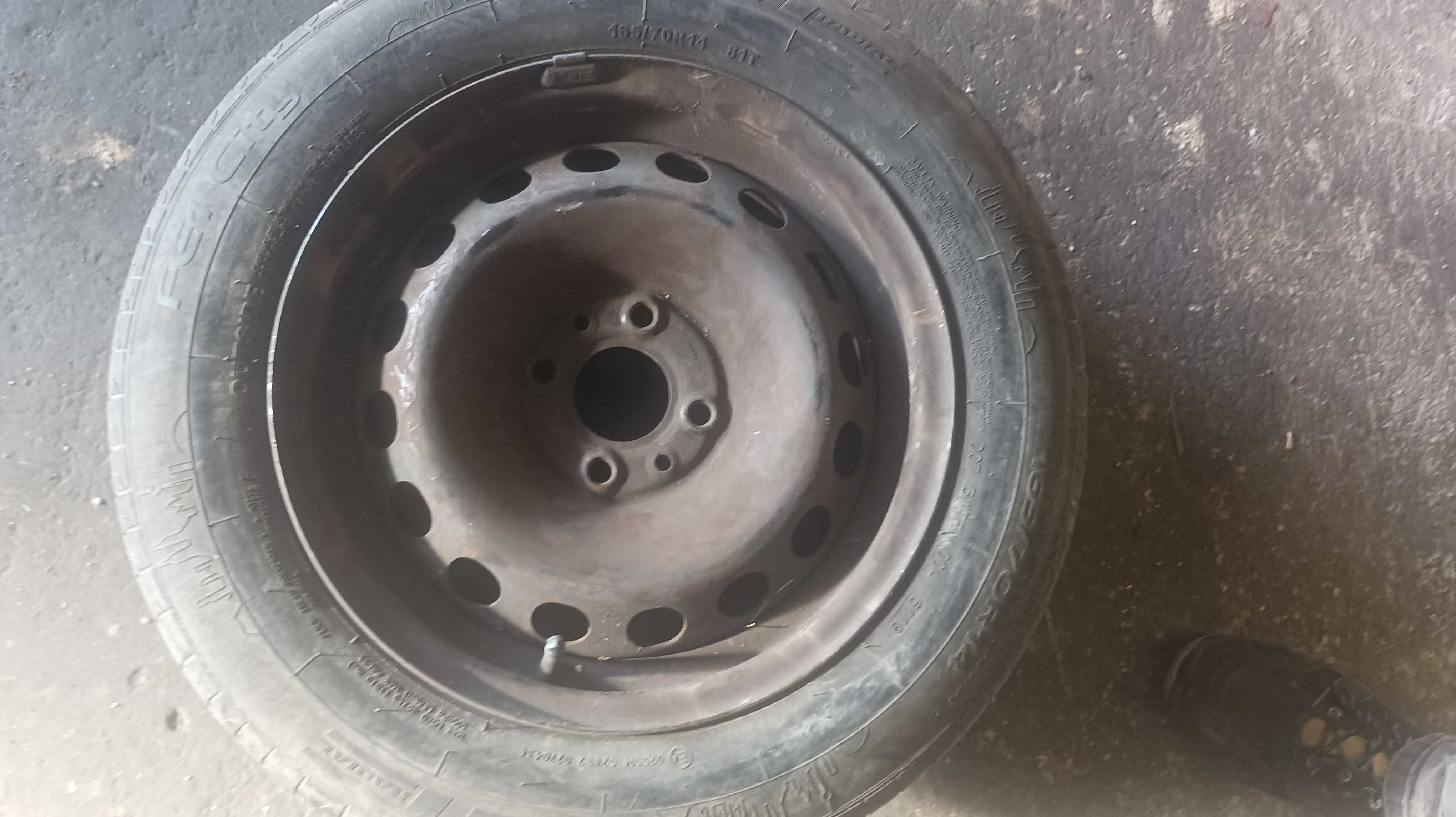 REF0010A 4 pneus com Jantes 155/70R13 75  , Dunlop 155SR13