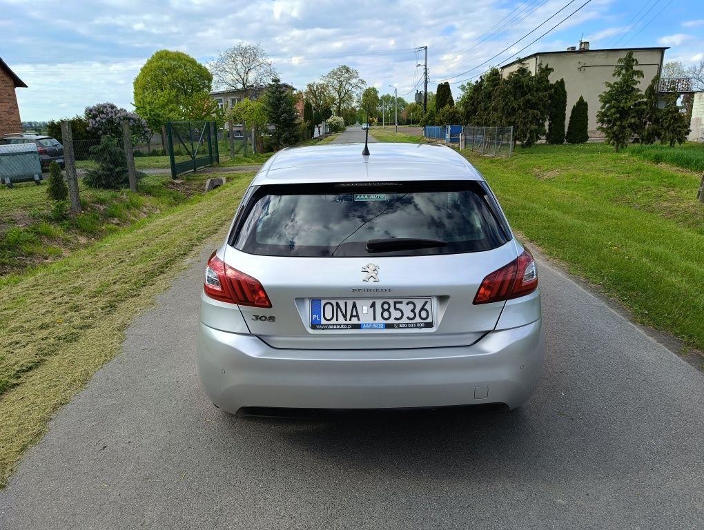 #Peugeot 308 1.6 Benzyna 125km 2013/14r Nawigacja LED PDC Temp Okazja#