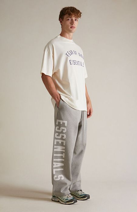 Штаны Essentials Fear of God Fleece Relaxed Sweatpant Grey Size S