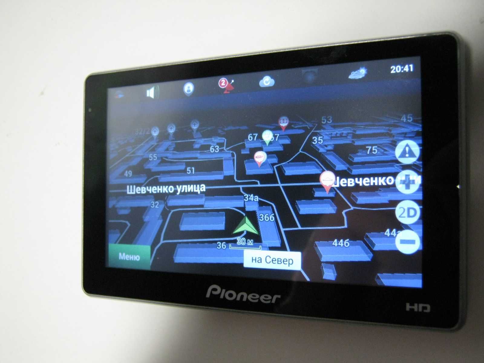 Грузовой GPS навигатор Pioneer. HD Карты IGO Truck 2024г.!