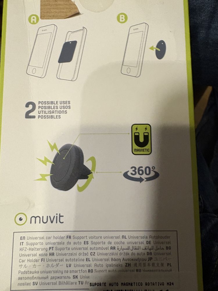 Suporte para telemovel no carro