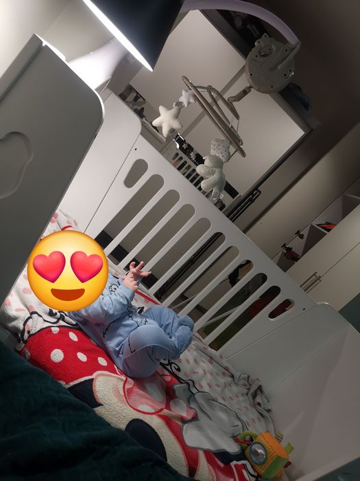 Łóżeczko Dzieciece Drewniane