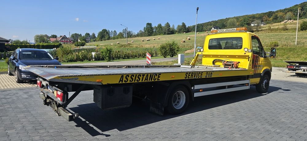 Iveco 70C17 Eukran laweta płyta hydrauliczna