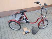 Rower trójkołowy elektryczny 3-biegowy rehabilitacyjny TOLEK