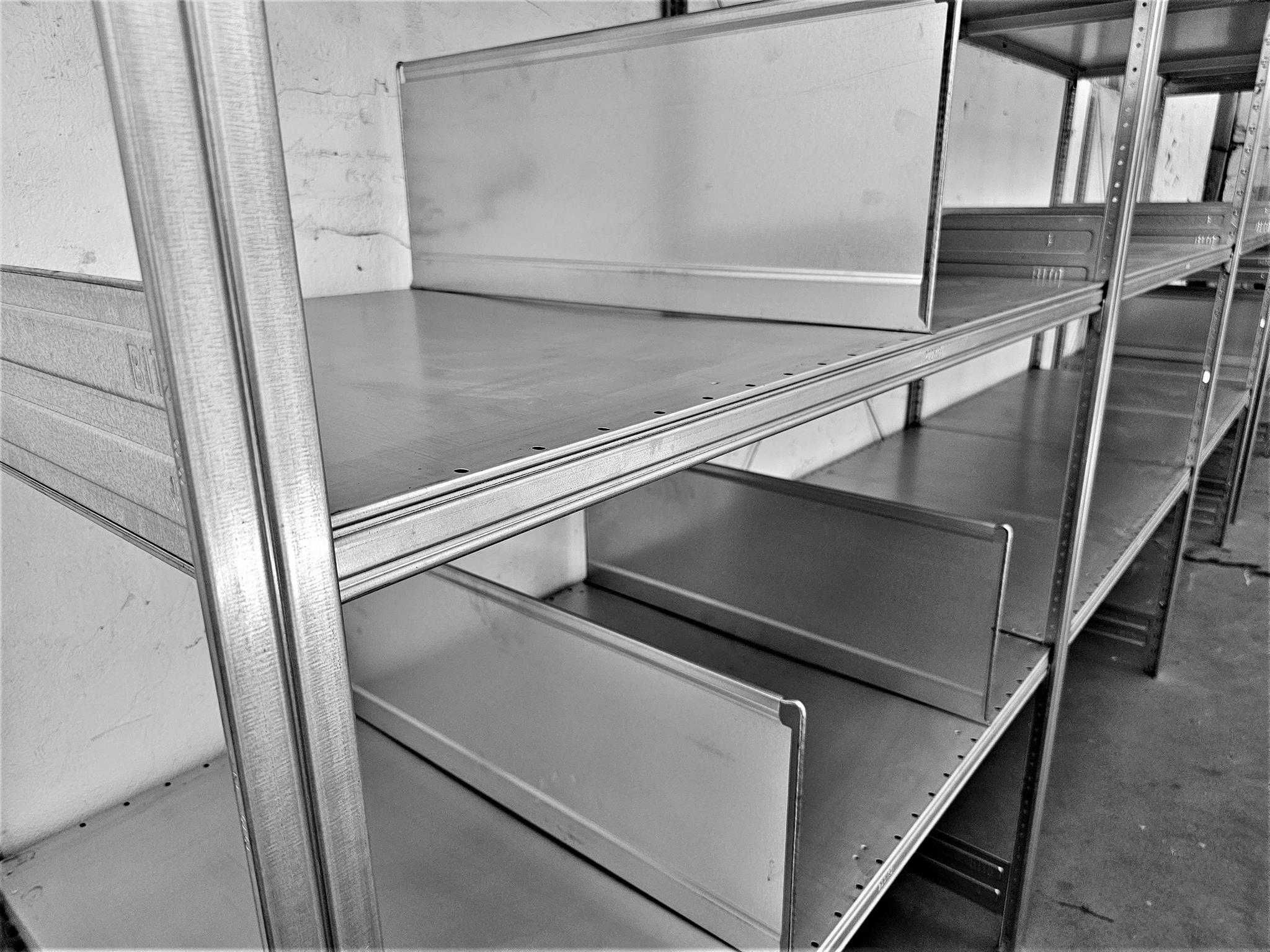 REGAŁ Magazynowy 82x250x396cm/12p Ocynk Garaż Warsztat Magazyn Piwnica