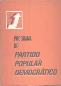 Livro Programa do Partido Popular Democrático PPD 1974