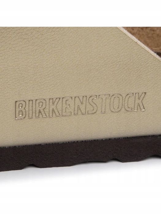 Birkenstock 38 Buty Damskie Arizona Bs Narrow Fit Złote Klapki T773