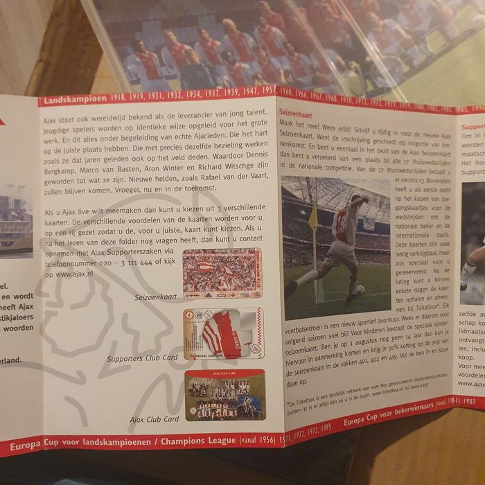 Kaseta vhs Ajax Amsterdam sezon 95/96