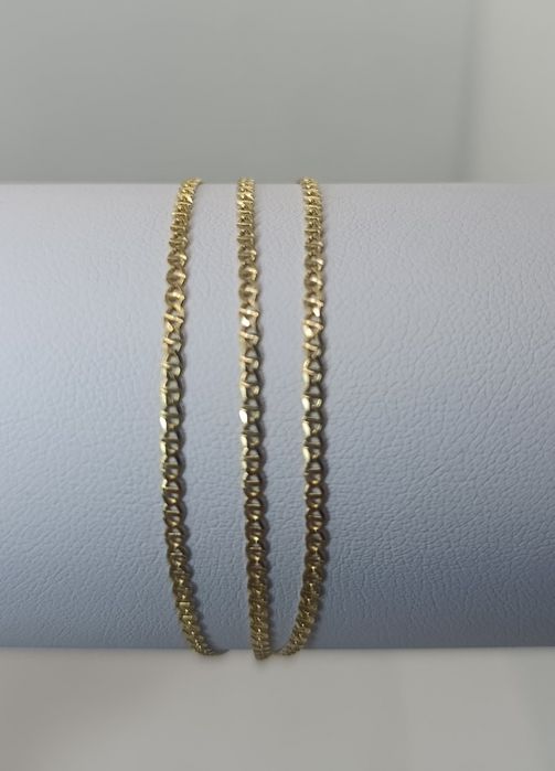 Ładny złoty łańcuszek o splocie Gucci złoto próby 585° 14k