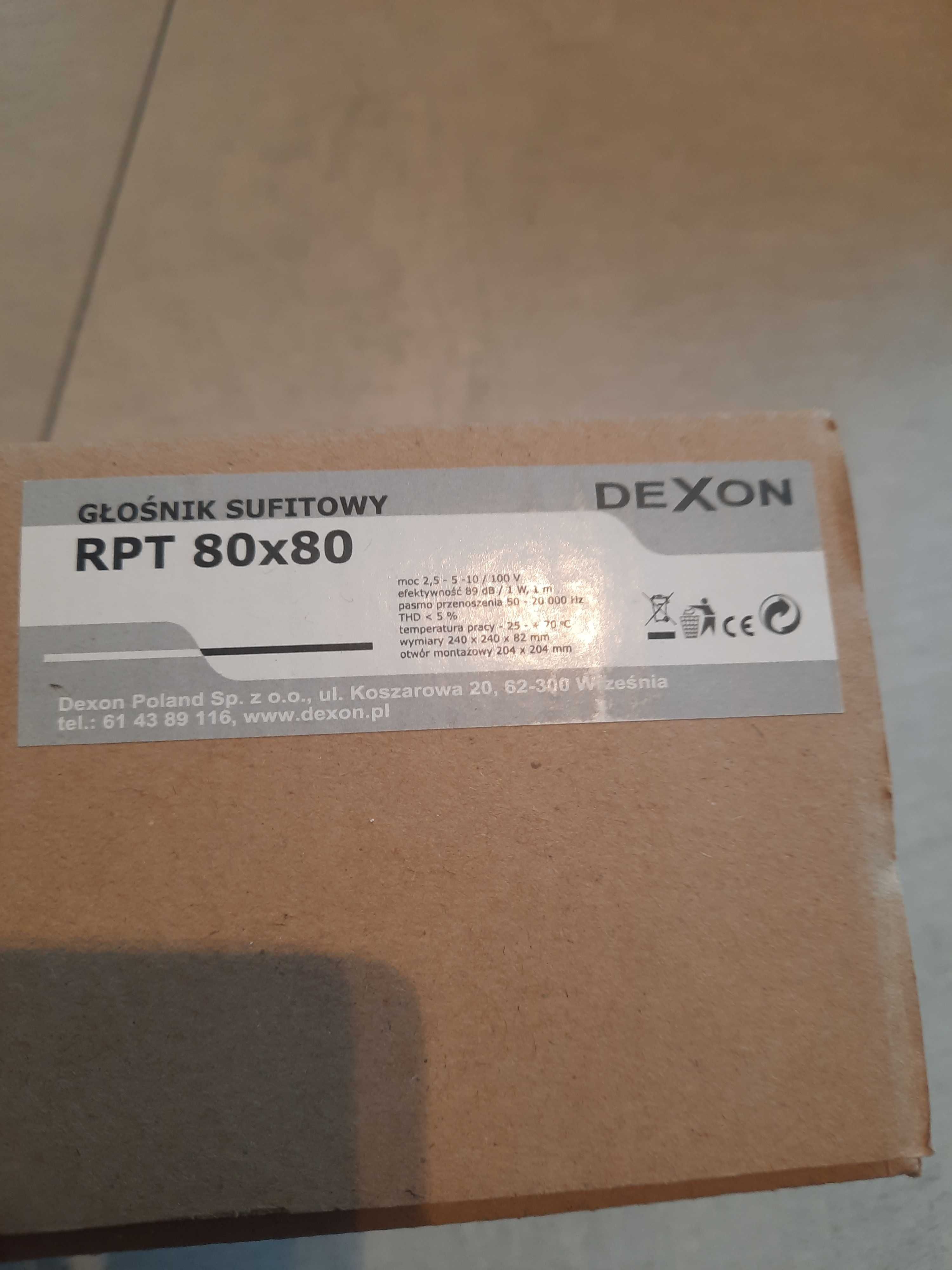 Głośnik dexon rpt 80x80