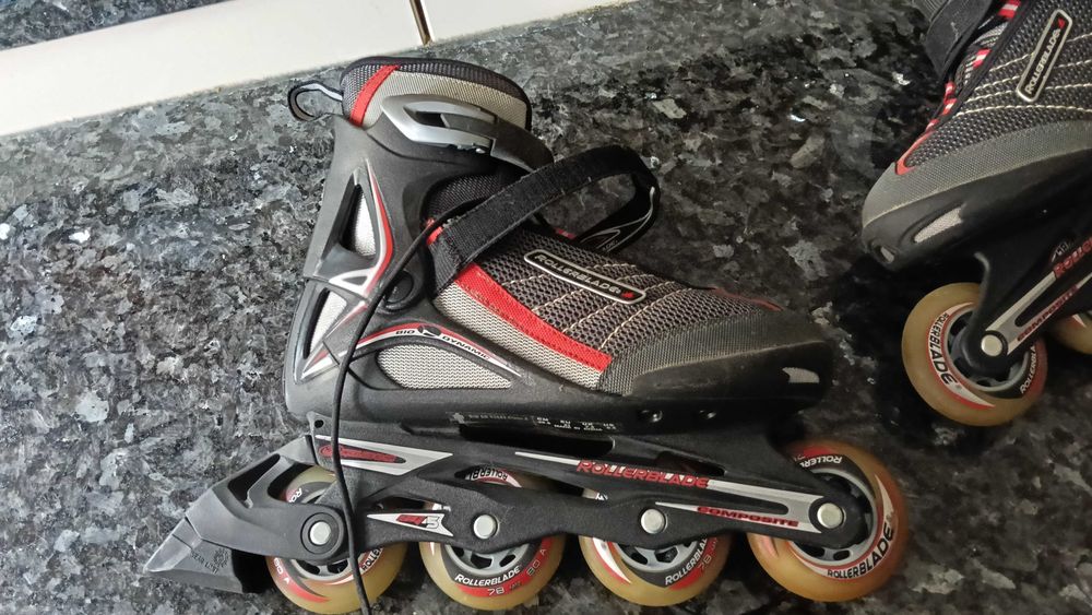 Patins em linha.
