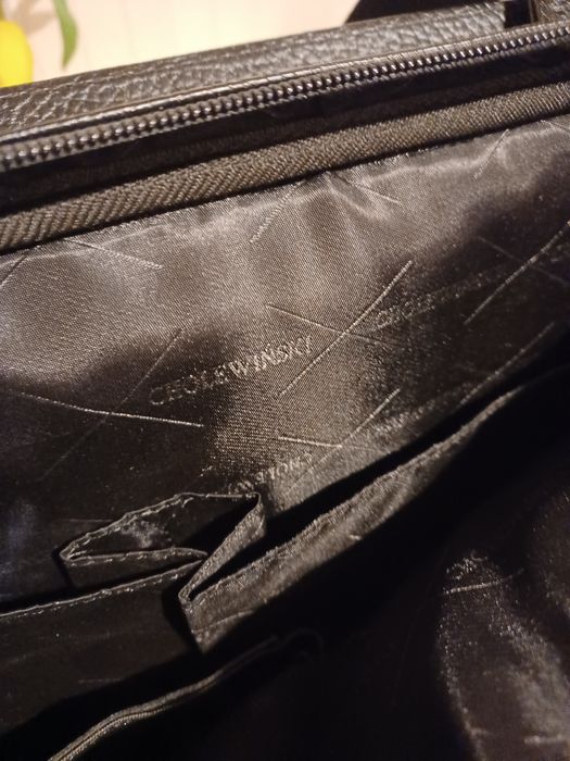 Torba skórzana męska Cholewiński na ramię i do ręki