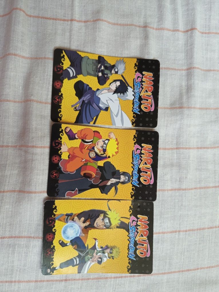 Karty z naruto anime 3 sztuki