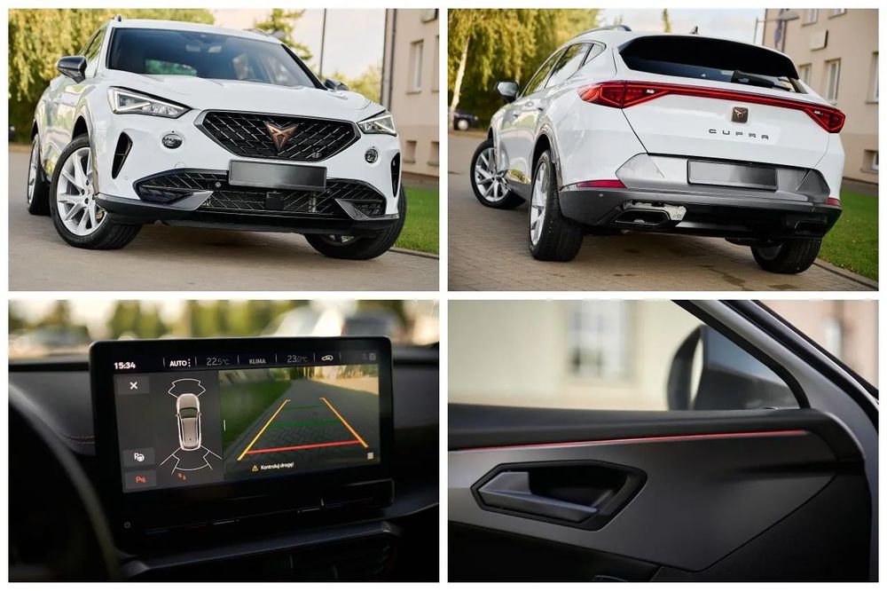 Cupra Formentor elektryczna klapa - full led - kamera- nawigacja - gniazdko - ambiente