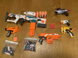 Nerf zestaw [stryfe, tri strike, accustrike, x shot,  modulus]