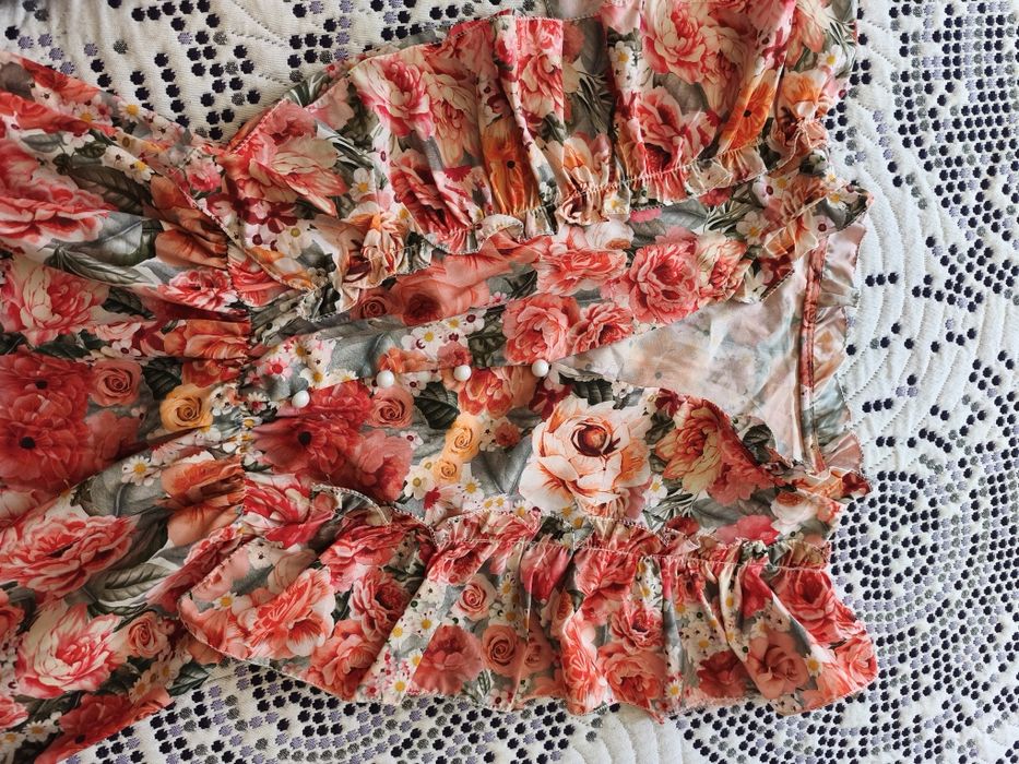 Vestido florido de verão como novo...