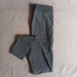 Legginsy damskie srebrne - L