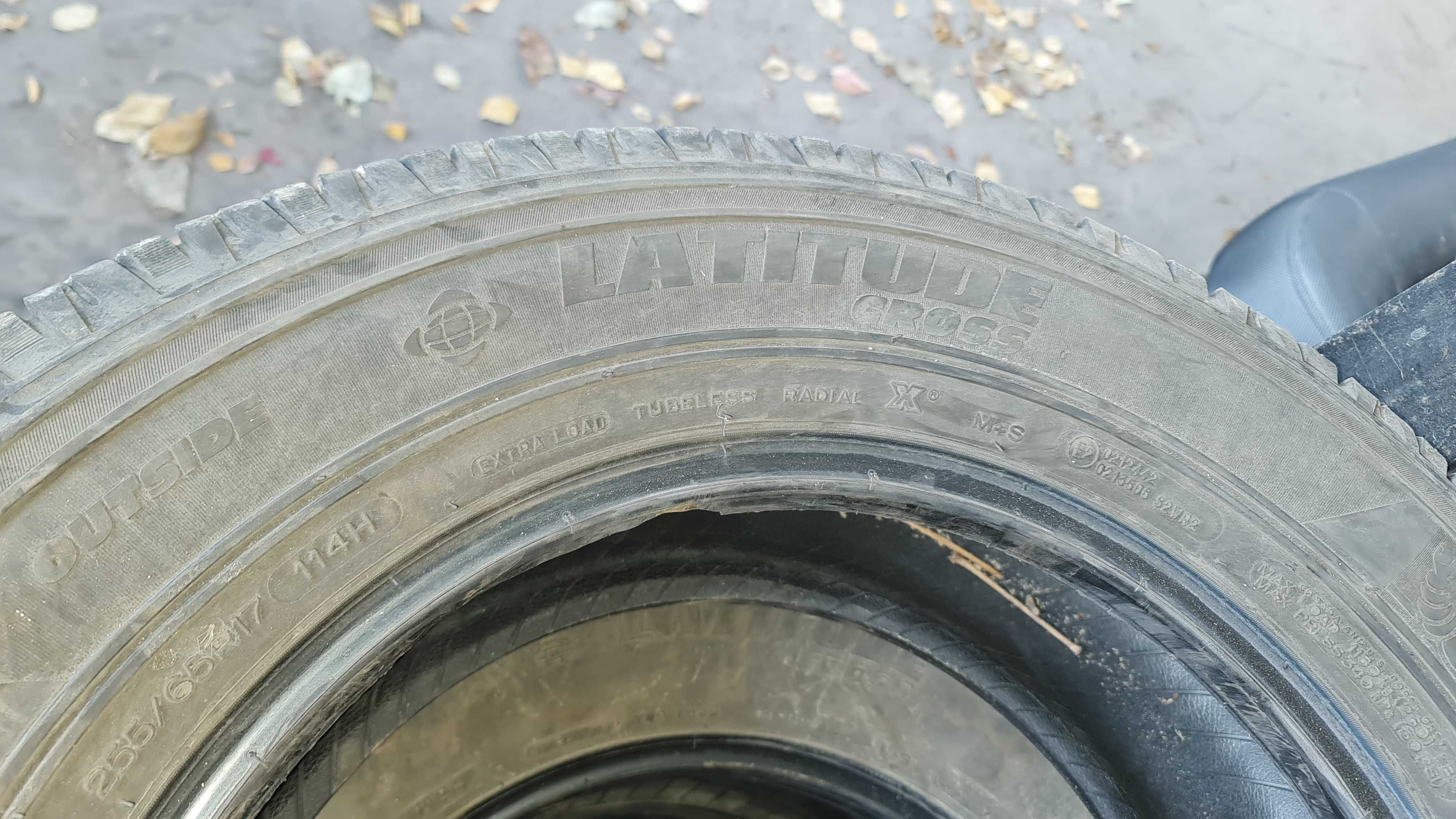 Резина на Джипы на R17/255\55 MICHELIN -4шт.