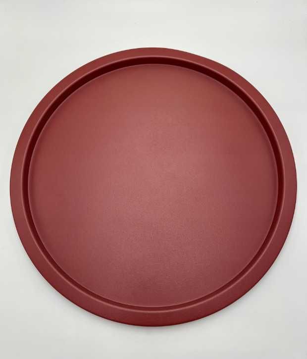 Brafab Stolik Sangro z metalu okrągły 46 x 52 cm rdzawoczerwony