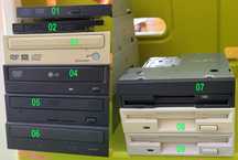 DVD/CD e Disquete