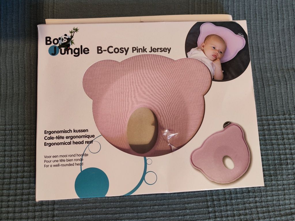 Bo Jungle poduszka na płaską główkę z dziurką 0-6m