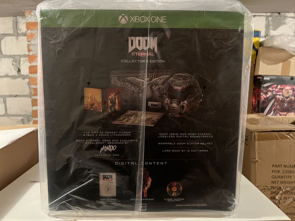 Doom Eternal Edycja Kolekcjonerska, Xbox, nowa, wersja ANG