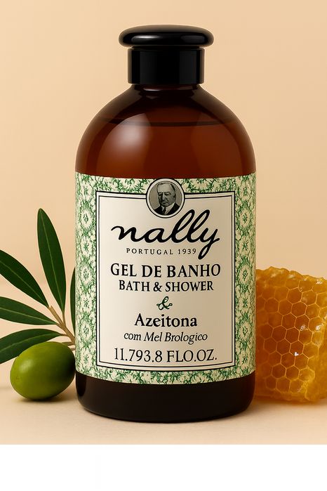 Gel de Banho Azeitona & Mel Biológico 1L – Nally
