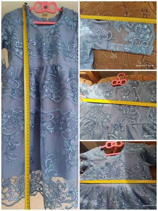 Стильне оригінальне плаття,сукня на свято,випускний,в церкву 116-122 р