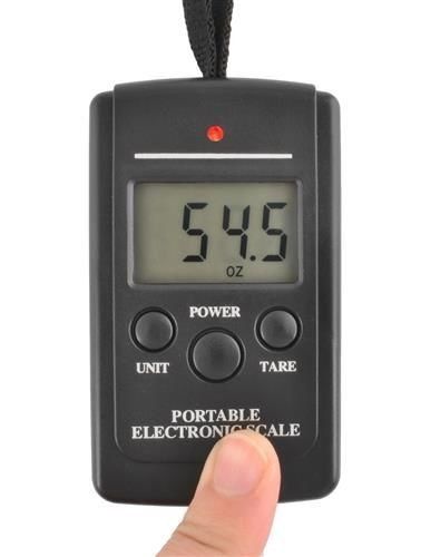 PODŚWIELANY+  BLOKADA WYNIKU - Waga bagażowa LED - 40kg hakowy