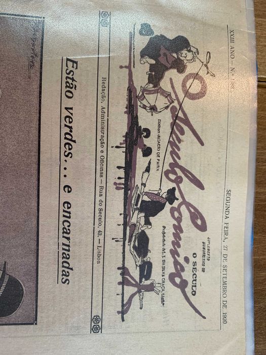 revista O seculo comico