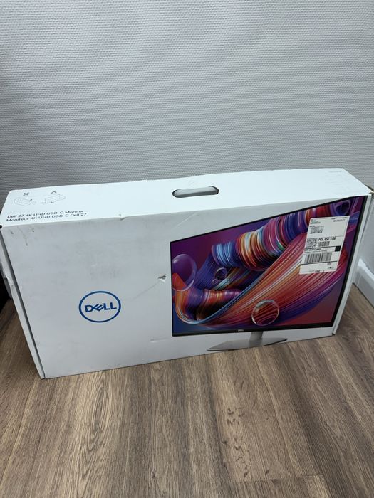 Монітор Dell S2722QC 4к 27 дюймів, зовсім не використовувовся