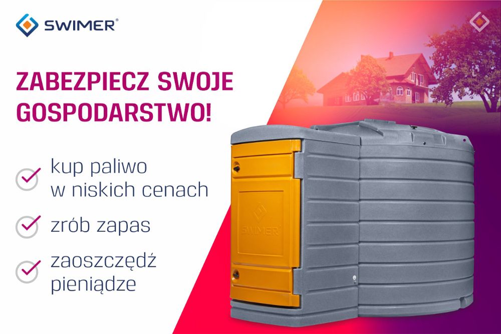 Swimer Tank 5000 Eco line do ON z separatorem wody SUPER PROMOCJA !