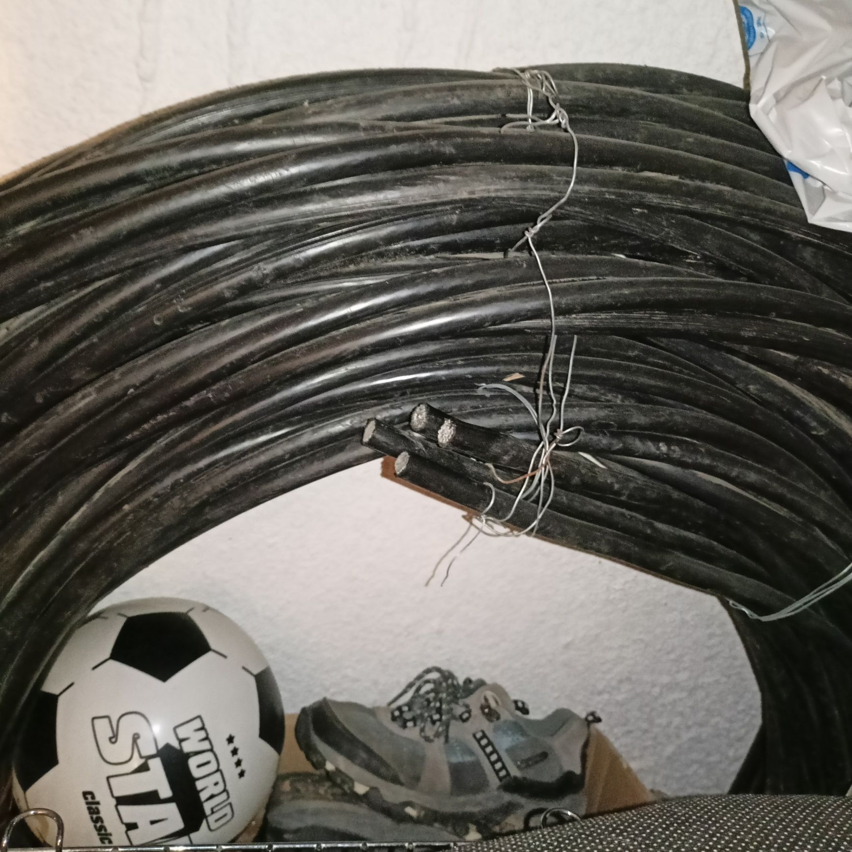 Kabel napowietrzny linka - 4x96 warkocz - 41 mb - aluminiowy