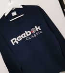 Reebok bluza sportowa męska logowana bawełniana XL