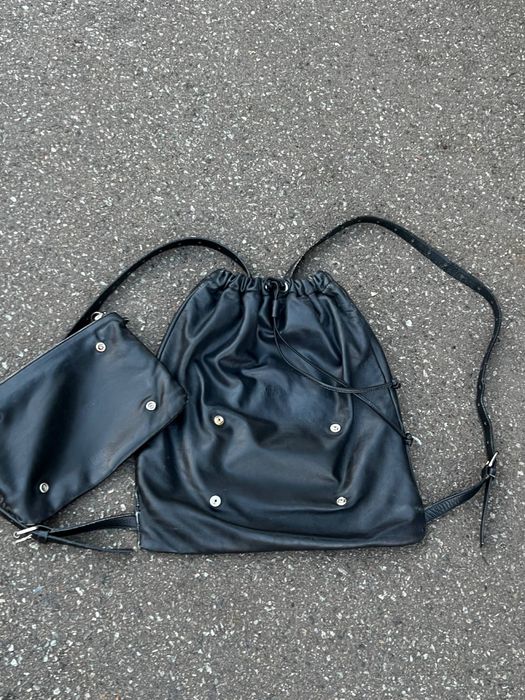 оригинальный рюкзак maison margiela сумка кожанная backpack