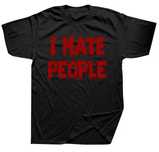 Футболка "i hate people" y2k