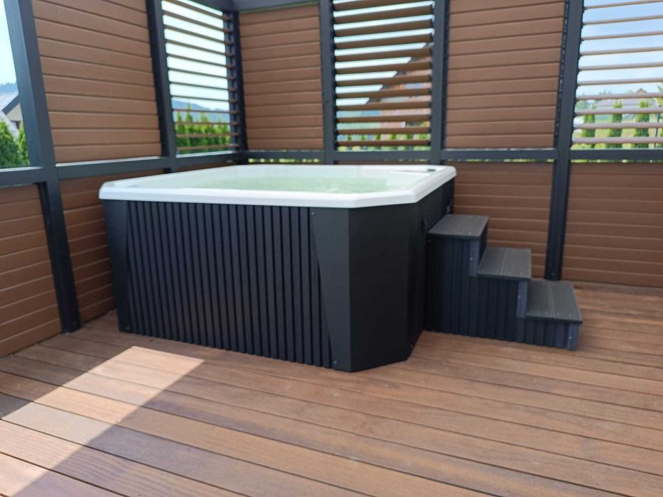 "WEZUWIUSZ" 6 osobowe Jacuzzi Balia ogrodowa gorąca beczka PREMIUM