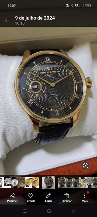 IWC relógio fantástico sem um risco