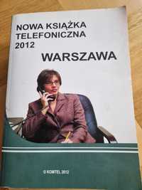 Książka telefoniczna Warszawa 2012r