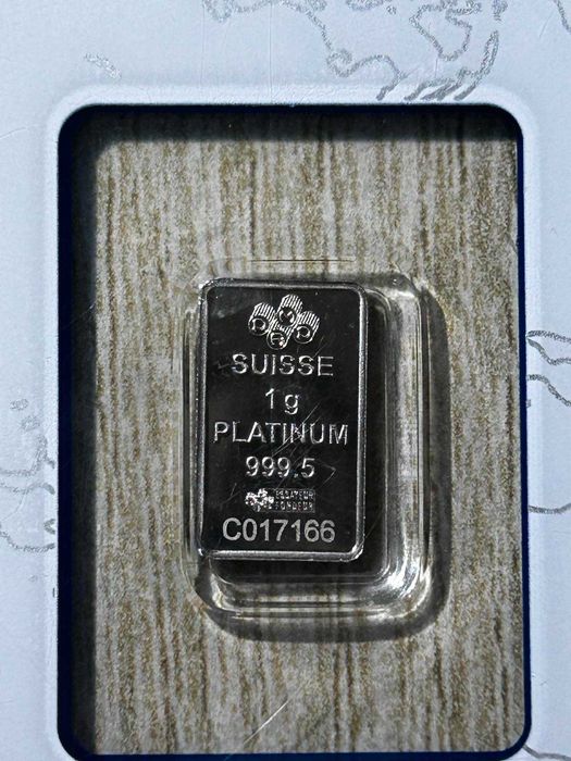 Монета платина один грамм