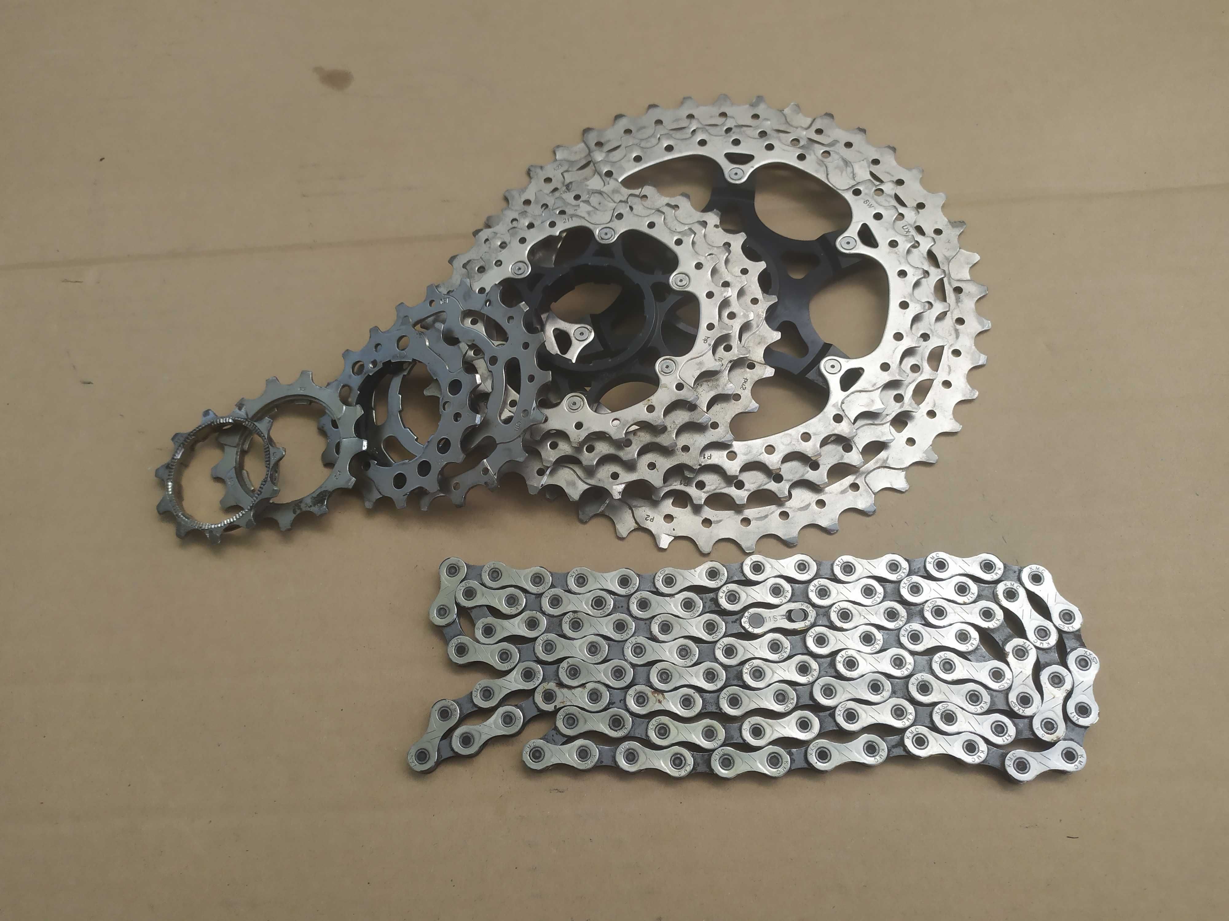 Kaseta 10spd SunRace 11-42T + Łańcuch KMC