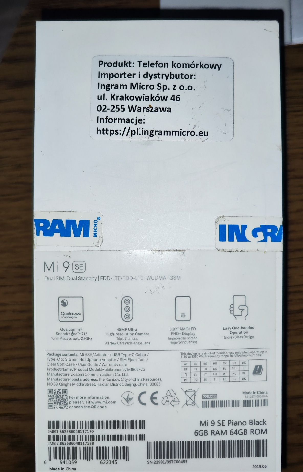 Telefon Xiaomi Mi 9 SE