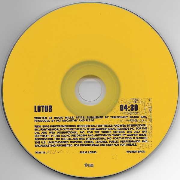 R.E.M. – Lotus [CD Single Promo 1998]