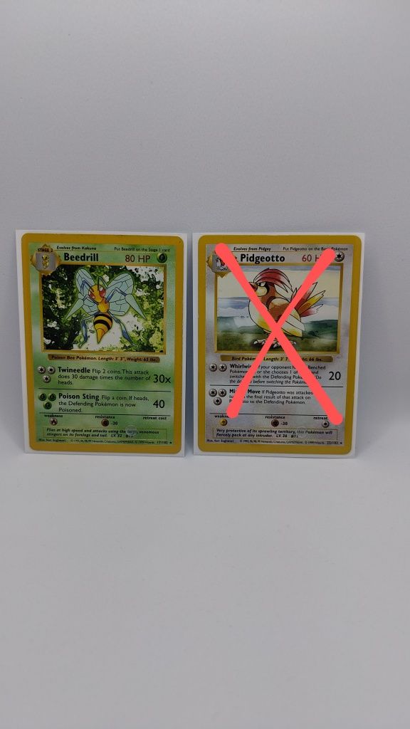 3 Cartas Pokémon Base set Shadowless